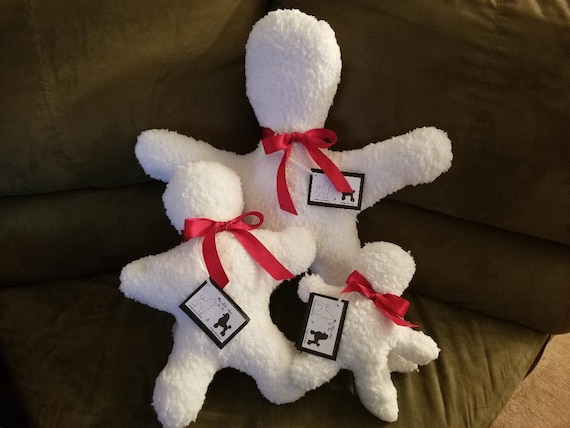 Handmade Plush Dog Toy: Stuffed People Toy
