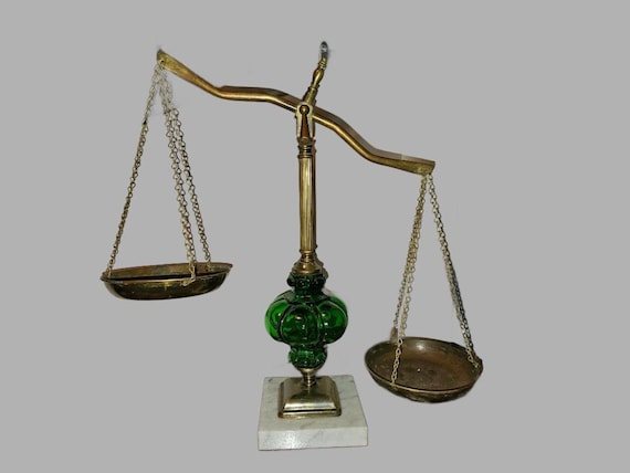 Vintage Scale of Justice, Scale of Justice, Law Office Decor, Lawyer Gift