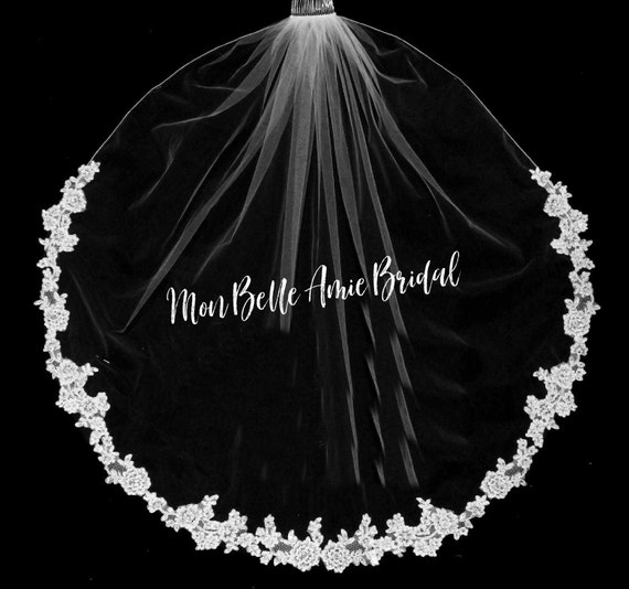 Wedding Veil | Cathedral Length Wedding Veil | Hip Length Wedding Veil