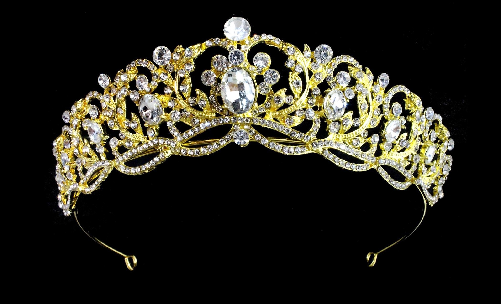 New Silver Wedding Tiara Gold Wedding Tiara Wedding Etsy