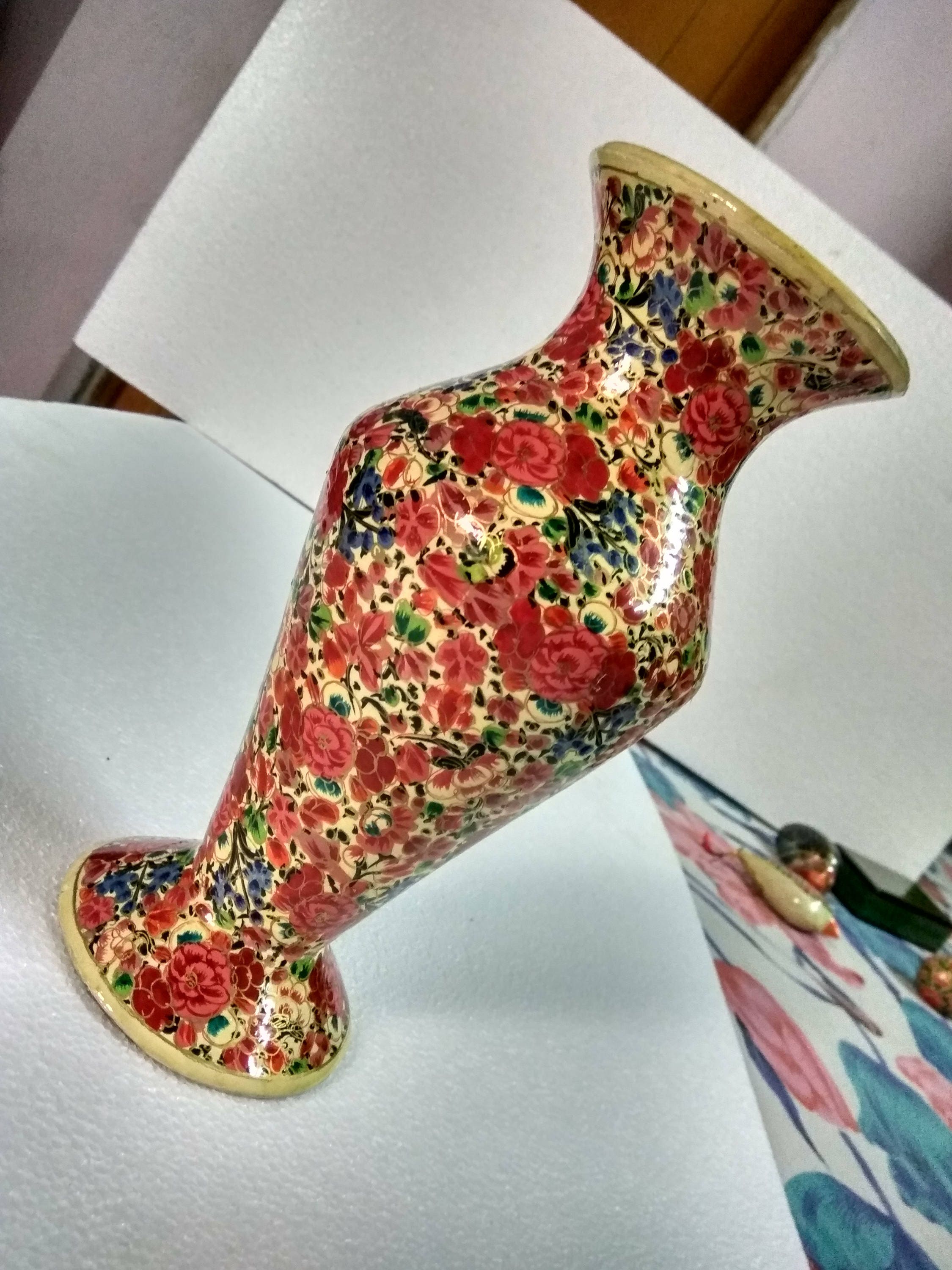 Paper Mache Vase Flower Vase Paper Mache Flower Pot Etsy UK