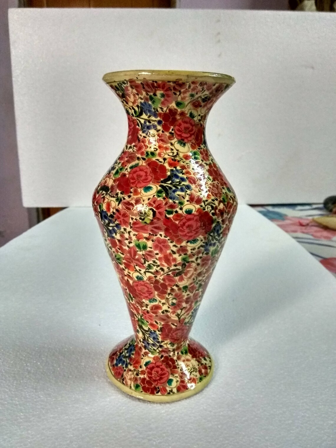 Paper Mache Vase Flower Vase Paper Mache Flower Pot Etsy