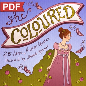 She Coloured: 25 Jane Austen Quotes PDF