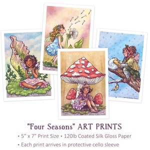 Flower Fairies &quot;Four Seasons&quot; Mini Prints
