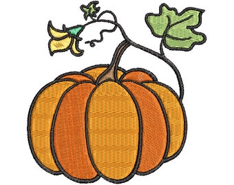 カボチャの刺繍デザイン、ハロウィンデザイン、感謝祭の刺繍デザイン、機械刺繍、ハロウィン、刺繍、即時ダウンロード