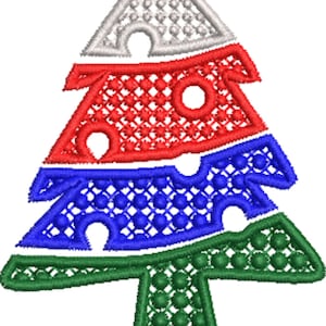 Motif Christmas Tree Embroidery Design,Christmas Tree, Christmas Embroidery,Embroidery Design, Machine Embroidery