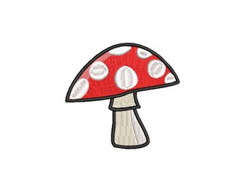 Pilz Stickdatei, Stickdatei, Pilz Stickerei, Maschinenstickerei, Instant Download