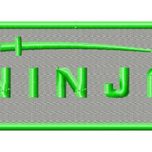 Ninja Patch Embroidery Design, Ninja, Embroidery Design, Machine Embroidery, Embroidery, Ninja Embroidery, Instant Download