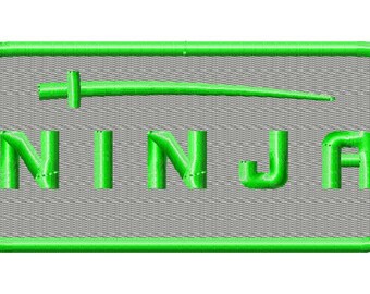 Ninja Patch Embroidery Design, Ninja, Embroidery Design, Machine Embroidery, Embroidery, Ninja Embroidery, Instant Download