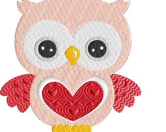 Pink Owl embroidery design, Owl Embroidery, Embroidery Design, Owl, Machine Embroidery, Embroidery, Embroidery Pattern, Embroidery Designs