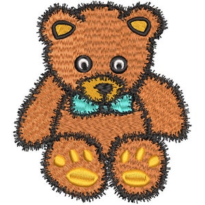 Teddy Bear Machine Embroidery Design, Cute Childrens Embroidery Design, Baby Embroidery Design, Machine Embroidery Design, Instant Download