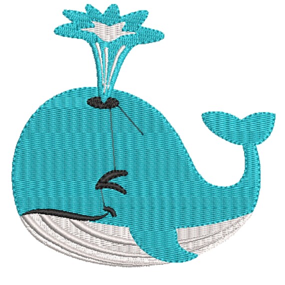 Machine Embroidery Design Embroidery Designs Whale Instant Download Embroidery Patterns Embroidery Files Machine Embroidery