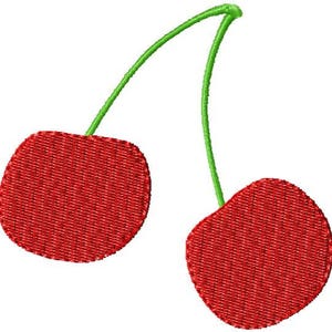 Cherries Embroidery Design, Embroidery Design, Cherry, Machine Embroidery, Embroidery, Cherries, Fruit, Cherry Embroidery, Instant Download