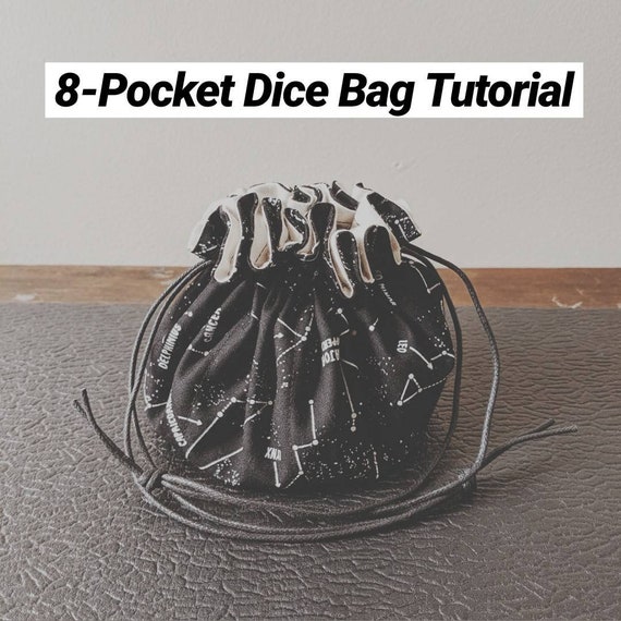 Make Your Own Bag 8Pocket Dice Bag Tutorial Etsy