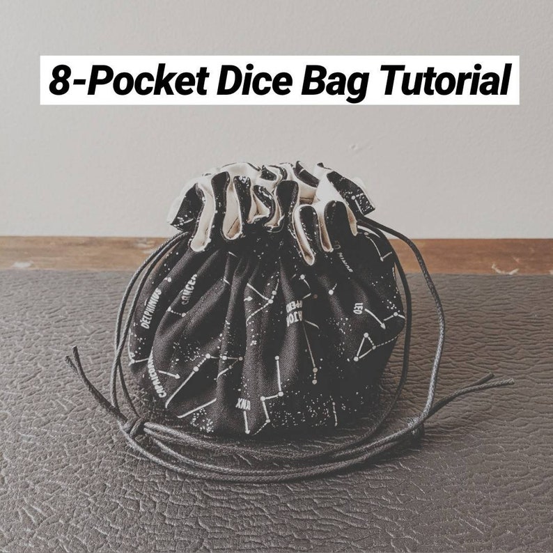 make your own bag 8 pocket dice bag tutorial etsy