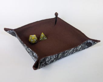 Folding Dice Tray – Ranger Bark