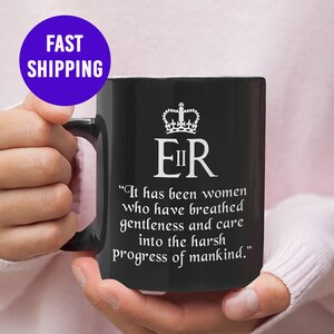 Queen Elizabeth II Mug, RIP Queen Elizabeth, Elizabeth Royal Mug, Queen&#39;s Crown Mug, British Monarch Mug, United Kingdom Queen, Royal Family