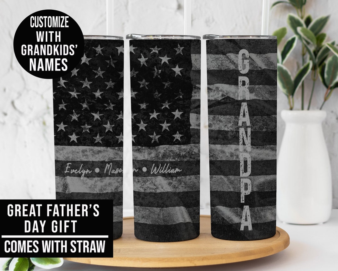 Grandpa Tumbler Personalized Gift for Fathers Day Gift for Grandpa