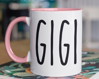Gigi Mother's Day Gift, Gigi Two Tone Mug, Gifts for Gigi, Gigi Gift, Gigi Birthday Gift, Gigi Coffee Cup, Grandma Gift, Best Gigi Mugs