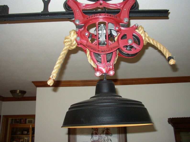 Vintage Hay Trolley Light