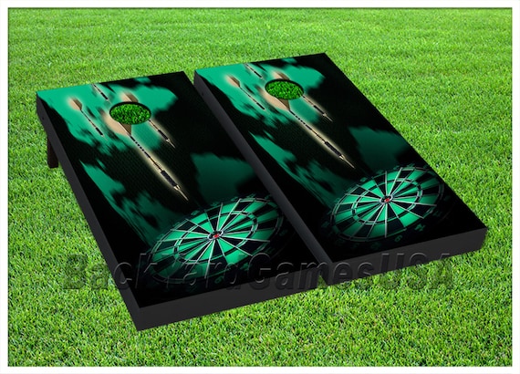 VINYL WRAPS Cornhole Boards DECALS Beach Umbrella BagToss Game Stickers 431