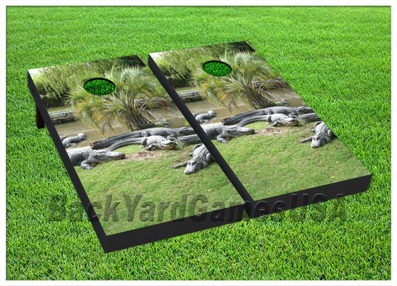 VINYL WRAPS Cornhole Boards DECALS Hawk Waterfall Bag Toss Game Stickers 153