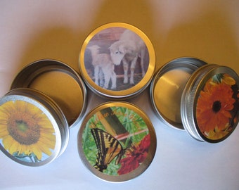 Decorated Storage Tins