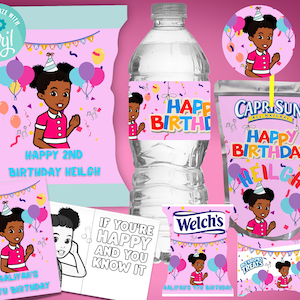 DIGITAL Gracie's Corner Birthday Party Bundle, Instant Download, All Included, Corjl