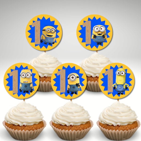 Minion Cupcake Etsy