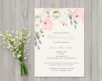 celebration of life etsy