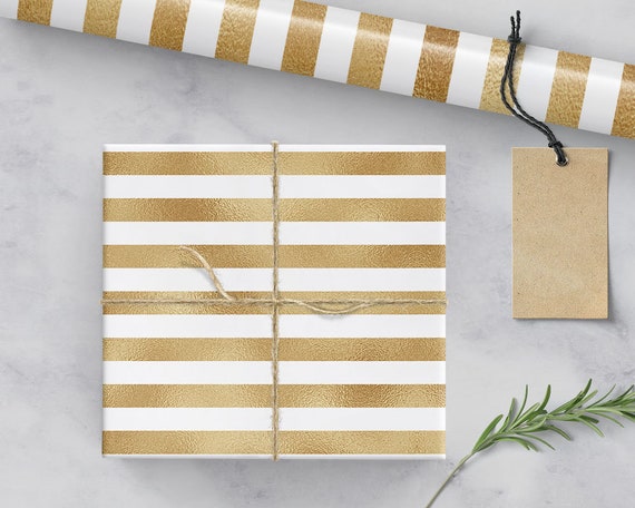 Gold Wrapping Paper Gift Wrap Christmas Gift Wrap Gift Wrapping