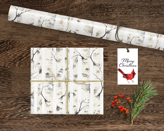 Minimalist Neutral Mushroom - Wrapping Paper Sheets