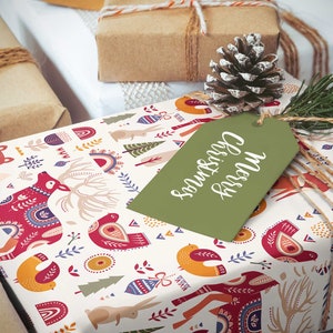 Woodland Cheer Wrapping Paper by samovilka