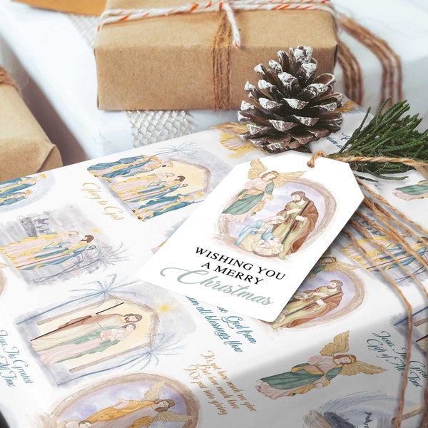 Religious Wrapping Paper Etsy