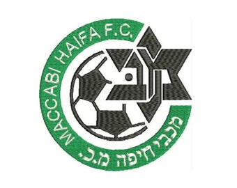 Diseño de bordado Maccabi, diseño de bordado Maccabi Haifa, bordado de fútbol