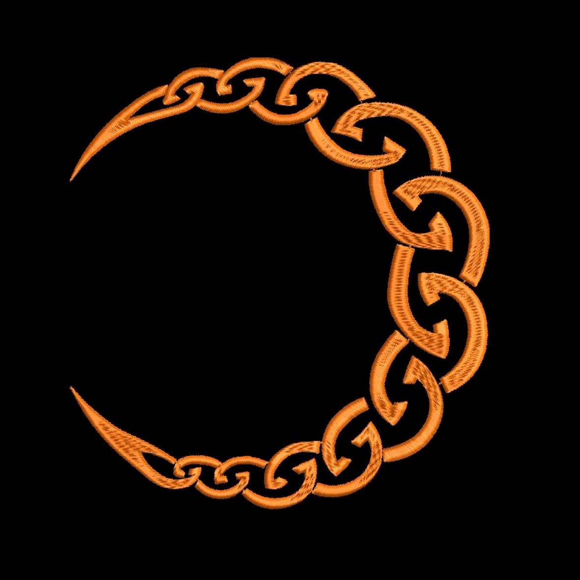Orecchini A Goccia Luna Celtica – Argento Sterling 925 – Wicca Pagano – Nuovi