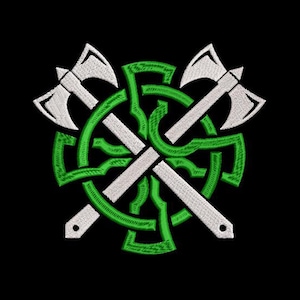 Celtic Viking pattern embroidery design,Celtic decor embroidery