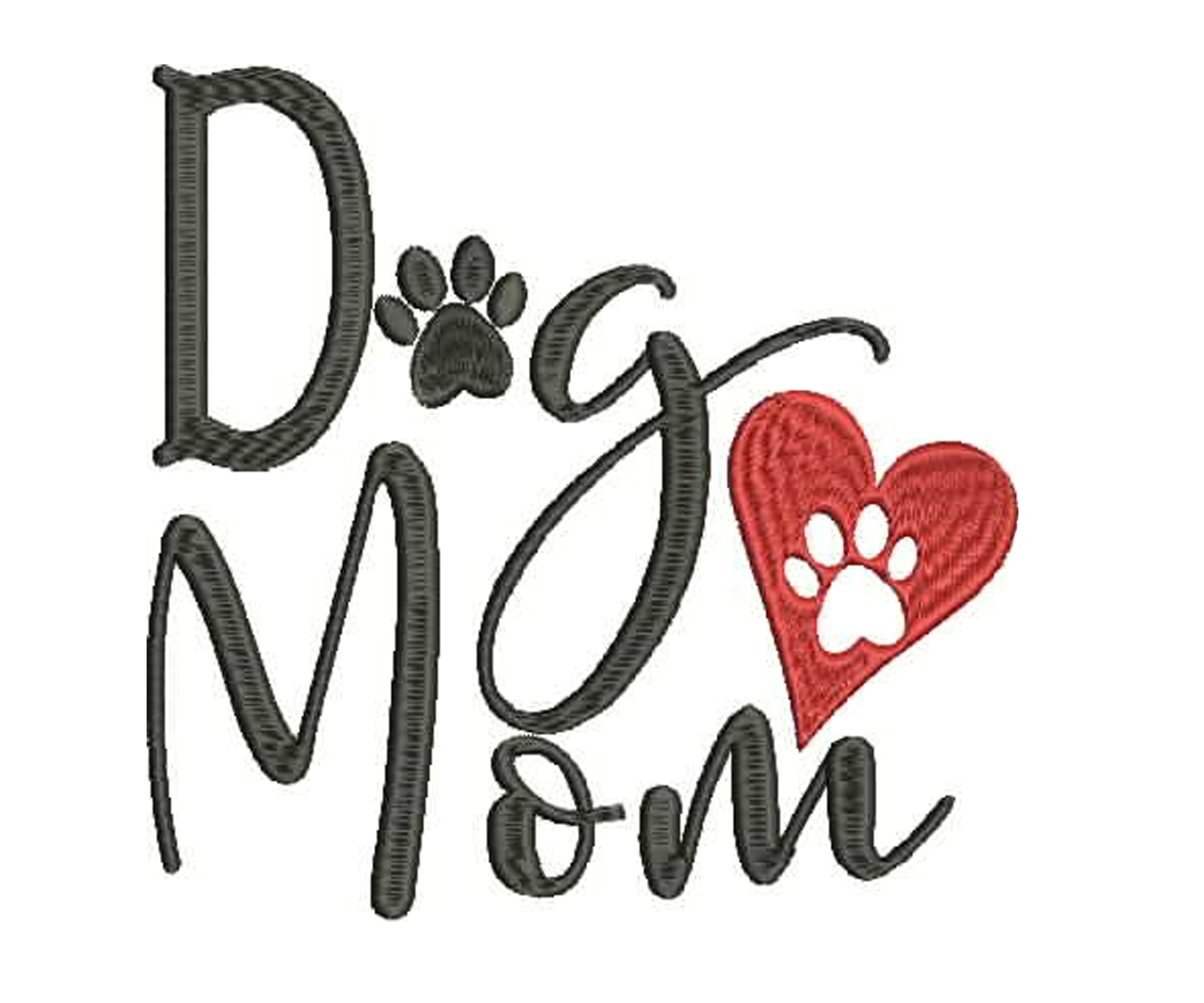 Dog mom machine embroidery designdog animals design  etsy Dog mom machine embroidery designdog animals design  etsy
