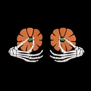 Skeleton Hands Embroidery DEsign,3 sizes