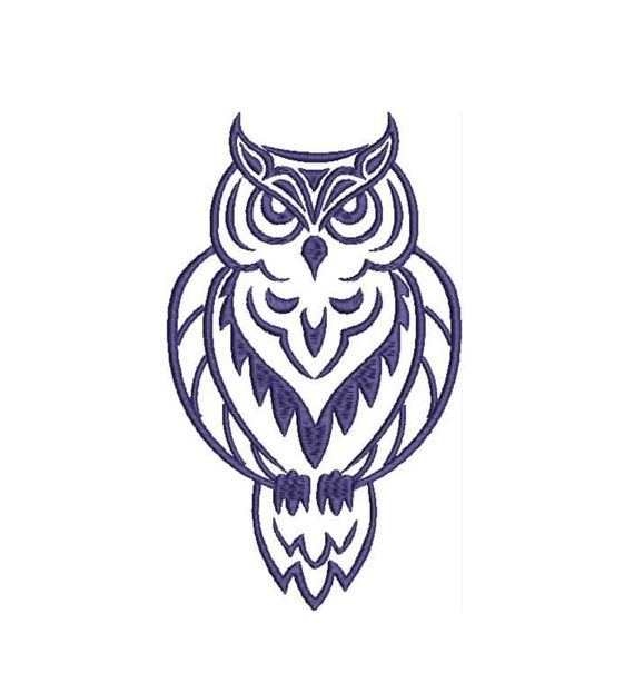 Owl embroidery design,vintage owl machine designe,Eule embroidery