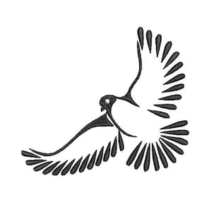 Dove Embroidery Design,3 sizes