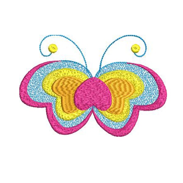Butterfly Machine Embroidery design, Schmetterling Embroidery design