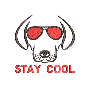 Dog Embroidery Design, 3 sizes
