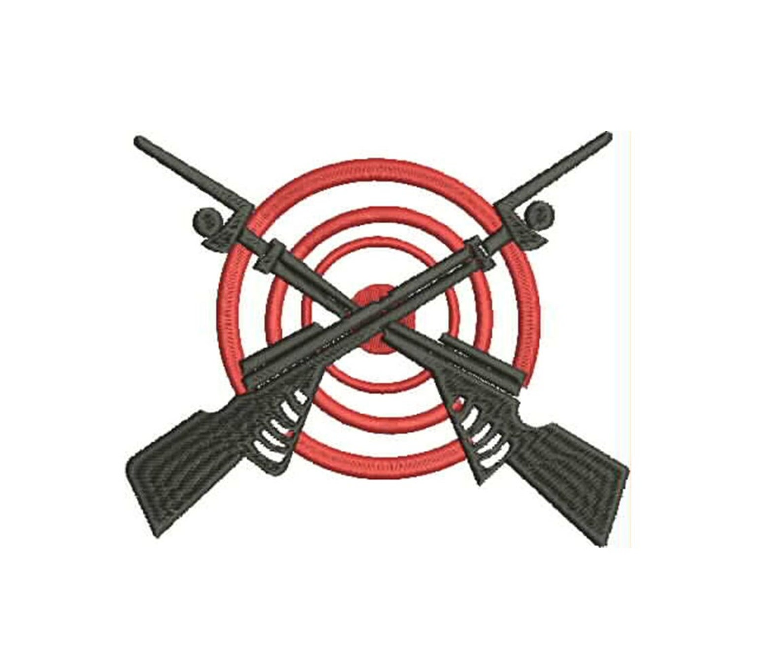 Gun embroidery design shooting range target embroidery  etsy Gun embroidery design shooting range target embroidery  etsy