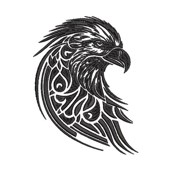Celtic Eagle Embroidery Design, 3 sizes