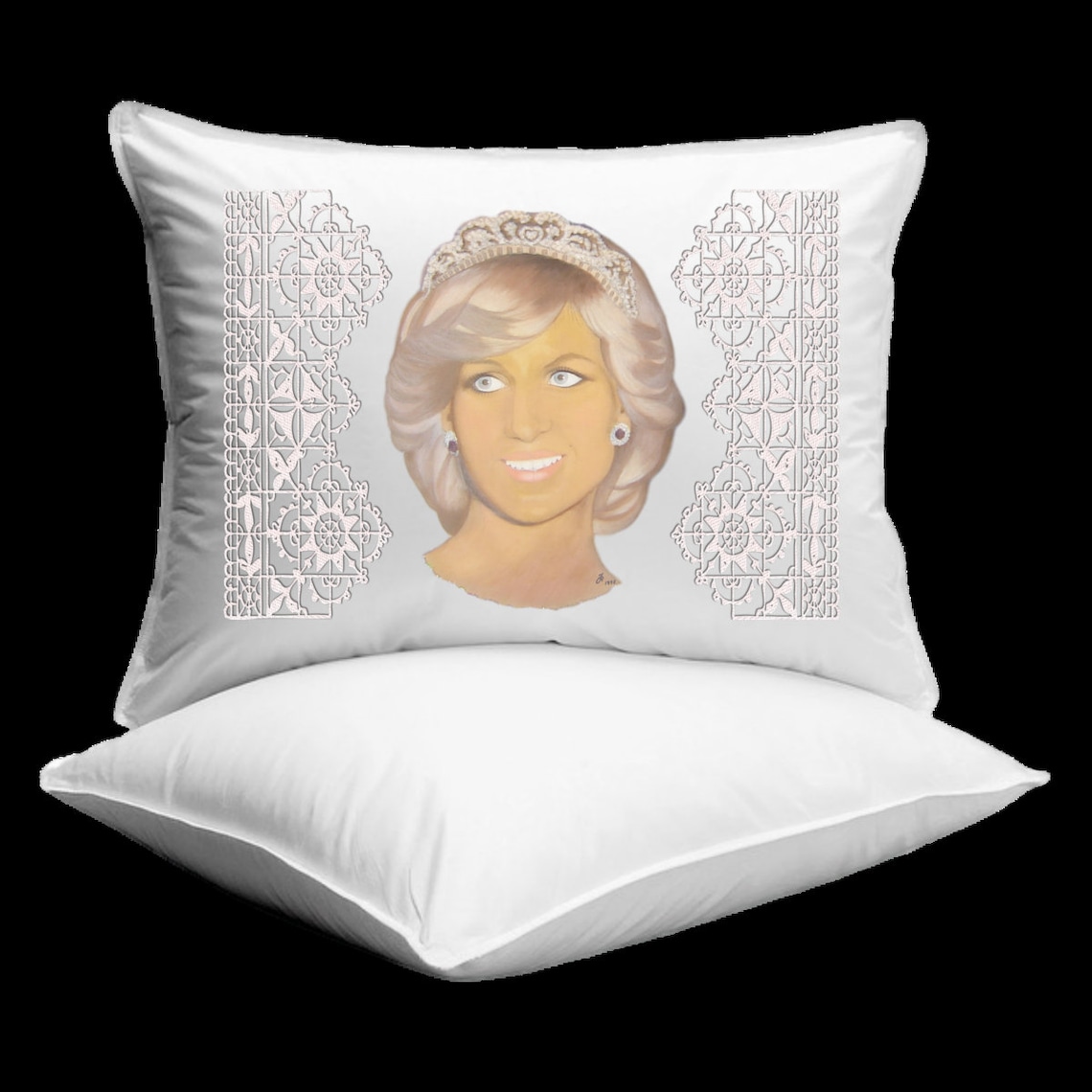 Princess Diana Pillow Case For Bedroom Individual Or Set Etsy