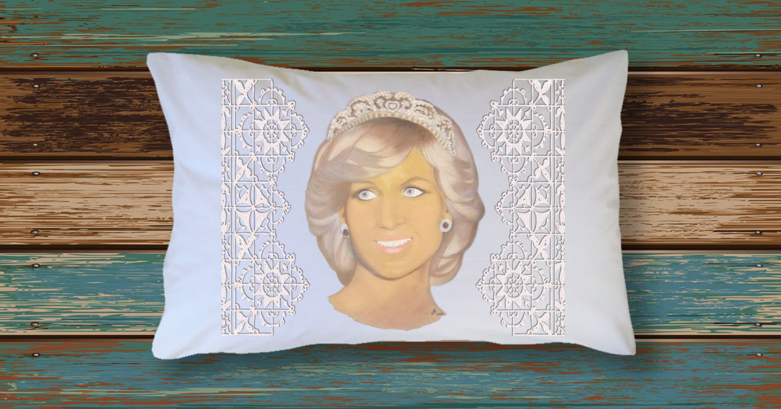 Princess Diana Pillow Case For Bedroom Individual Or Set Etsy