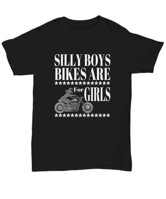 Bike Cycling Motorcycle Funny Biker Gift Youth Long Sleeve Tees Boy or Girl