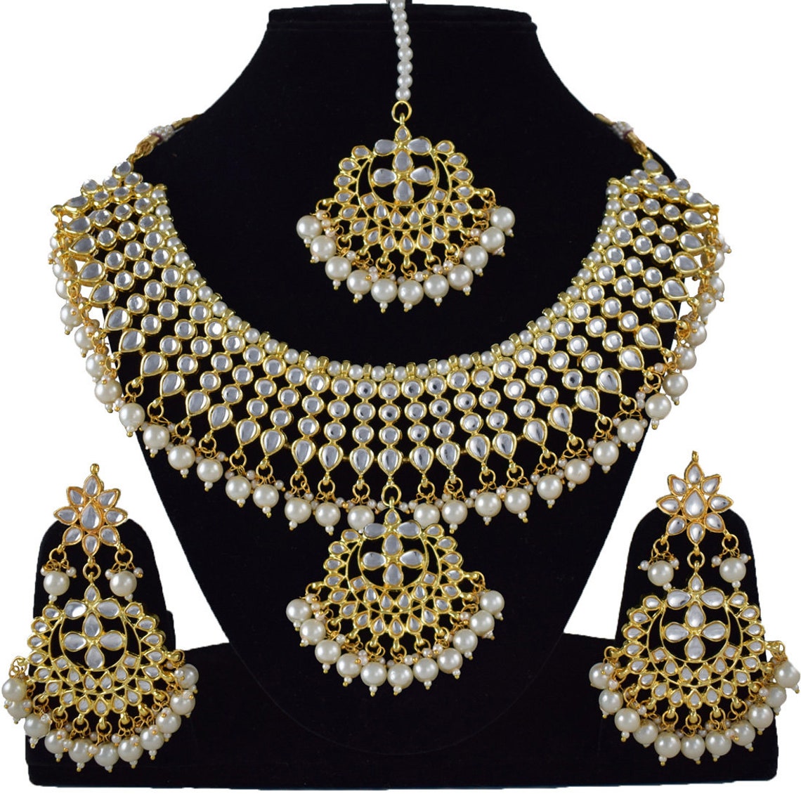 Fashionable Pearl Choker Bollywood Bridal Wedding Designer Etsy