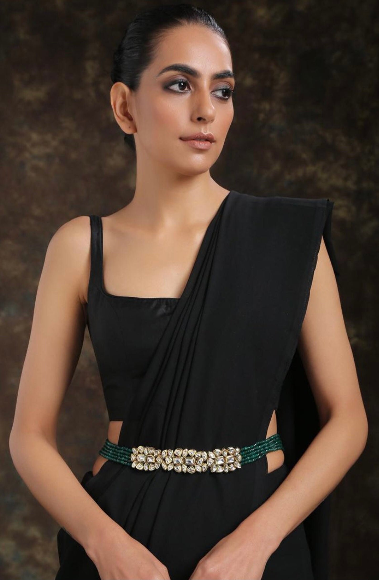 Kundan Belly Belt Belly Chain Waist Belt Hip Belt Womens Etsy